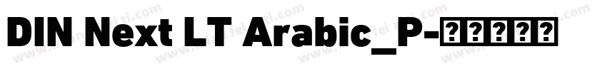 DIN Next LT Arabic_P字体转换